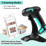 8100 Industrial 2D Handheld Barcode Scanner Blue