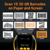 tera-hw0009-2d-wireless-barcode-scanner-with-display-screen yellow