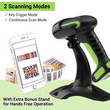 8100 Industrial 2D Handheld Barcode Scanner green