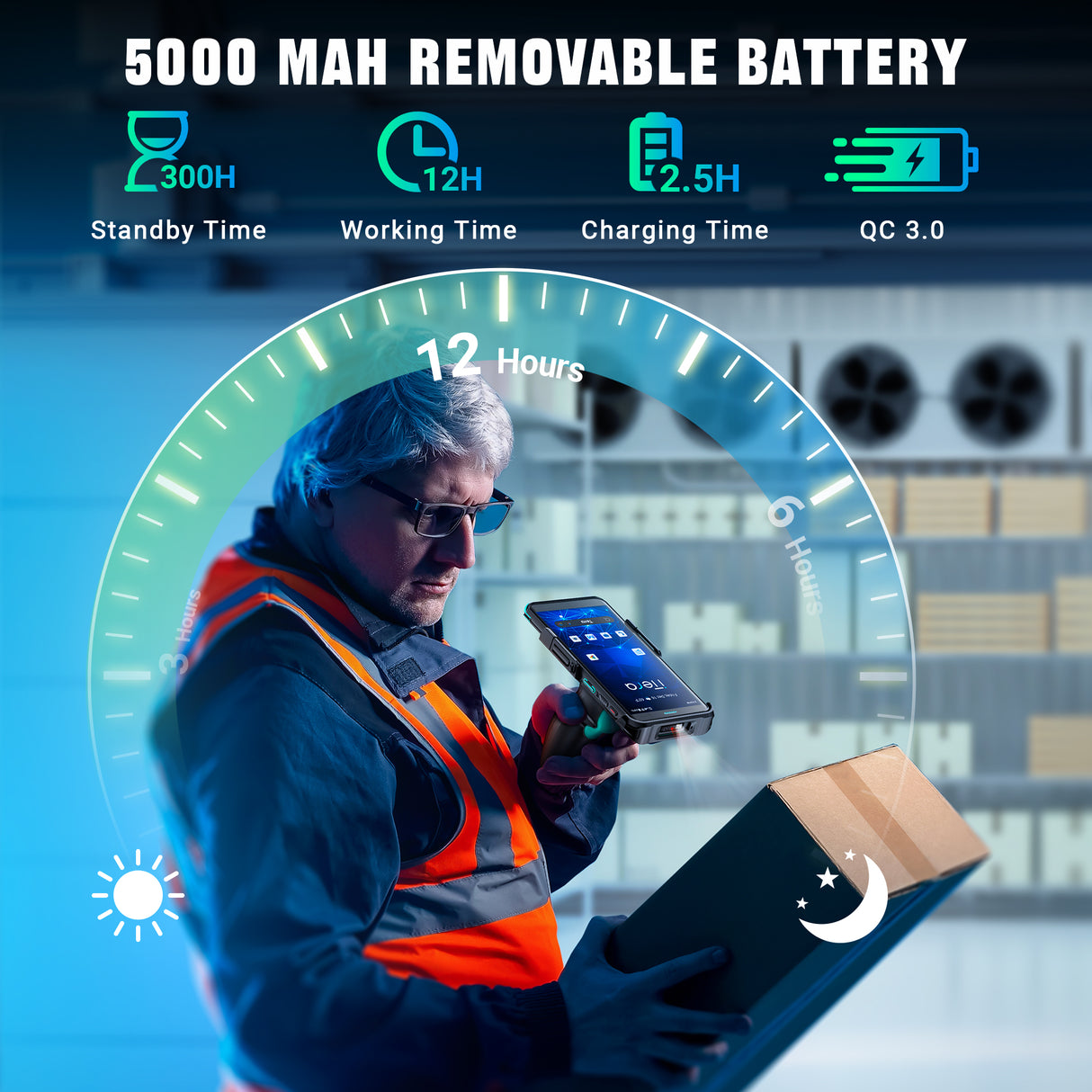 Android 11 Barcodescanner PDA P600 