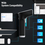 HW0015 2D Wireless Handheld Barcode Scanner Silver