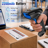 4100 Wireless Laser 1D Barcode Scanner