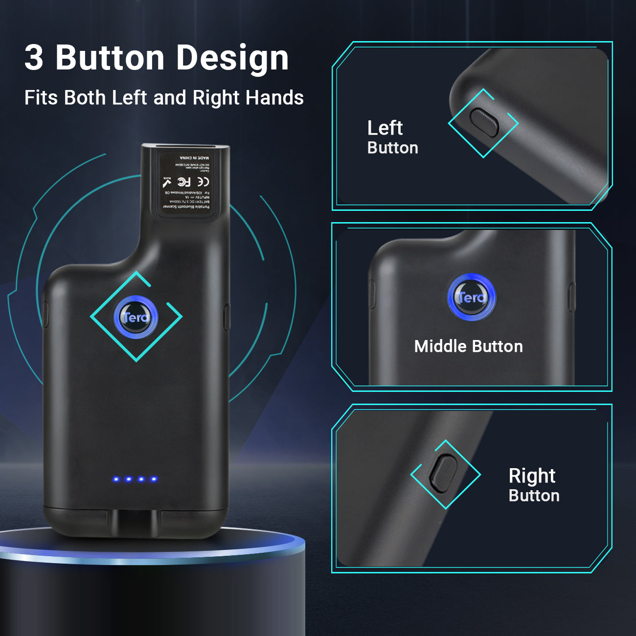 0013-2d-backclip-barcode-scanner-for-smartphone-bluetooth-wireless-type-c-connection-3-button-design