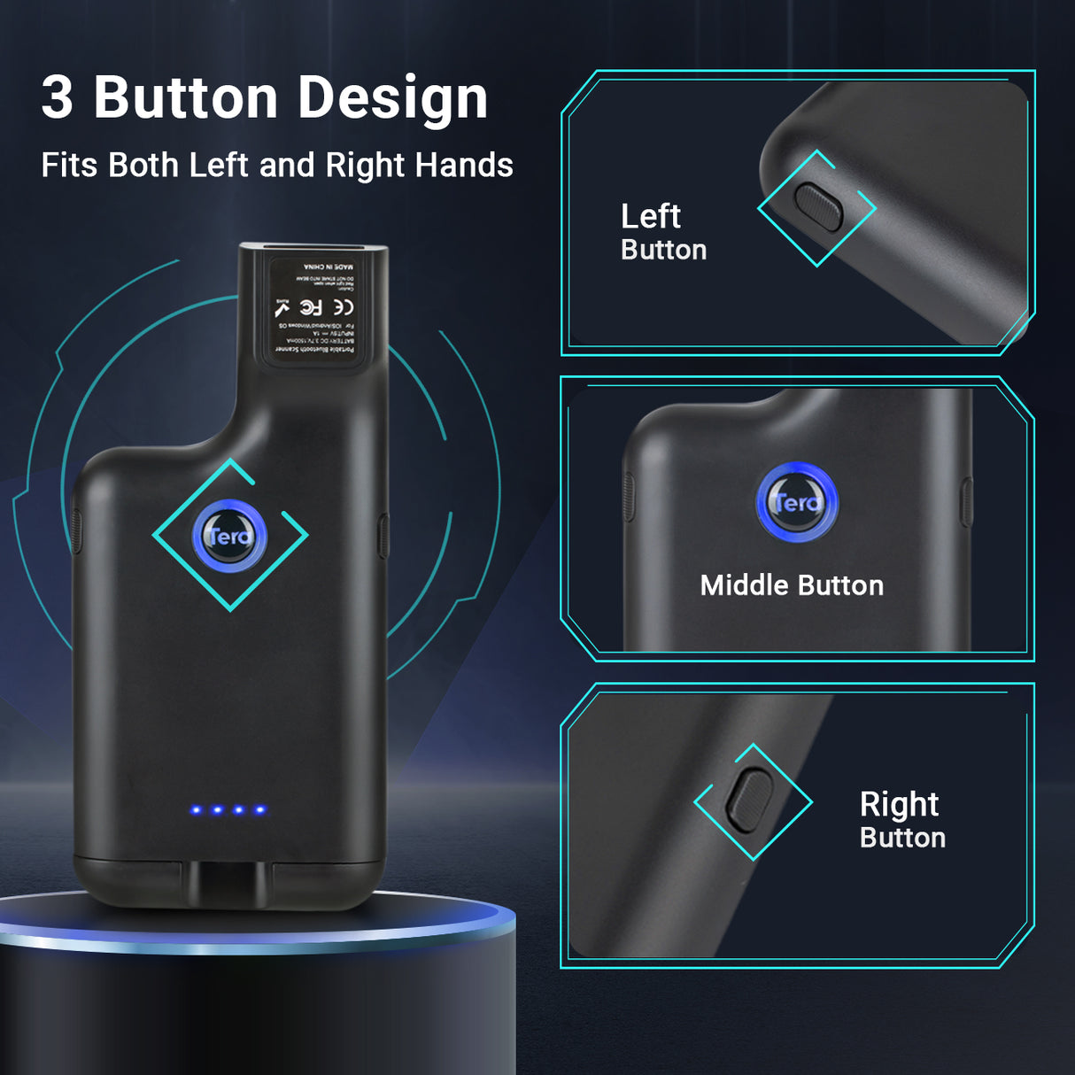 0013-2d-backclip-barcode-scanner-for-smartphone-bluetooth-wireless-type-c-connection-3-button-design