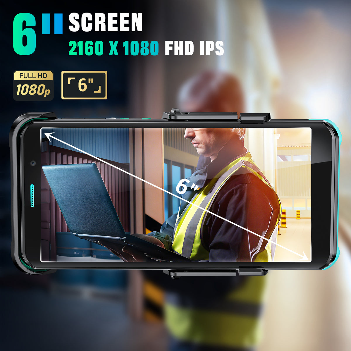 Scanner Back Tera Android 11 Barcode Scanner PDA P600 | High-Performance Qualcomm ...