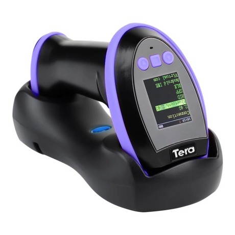 tera-hw0009-2d-wireless-barcode-scanner-with-display-screen purple