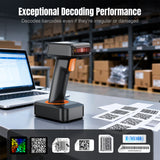 HW0006Pro 2D Wireless Barcode Scanner with Display Screen