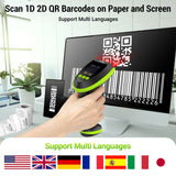 HW0009-Z 2D Wireless Barcode Scanner with Stand green