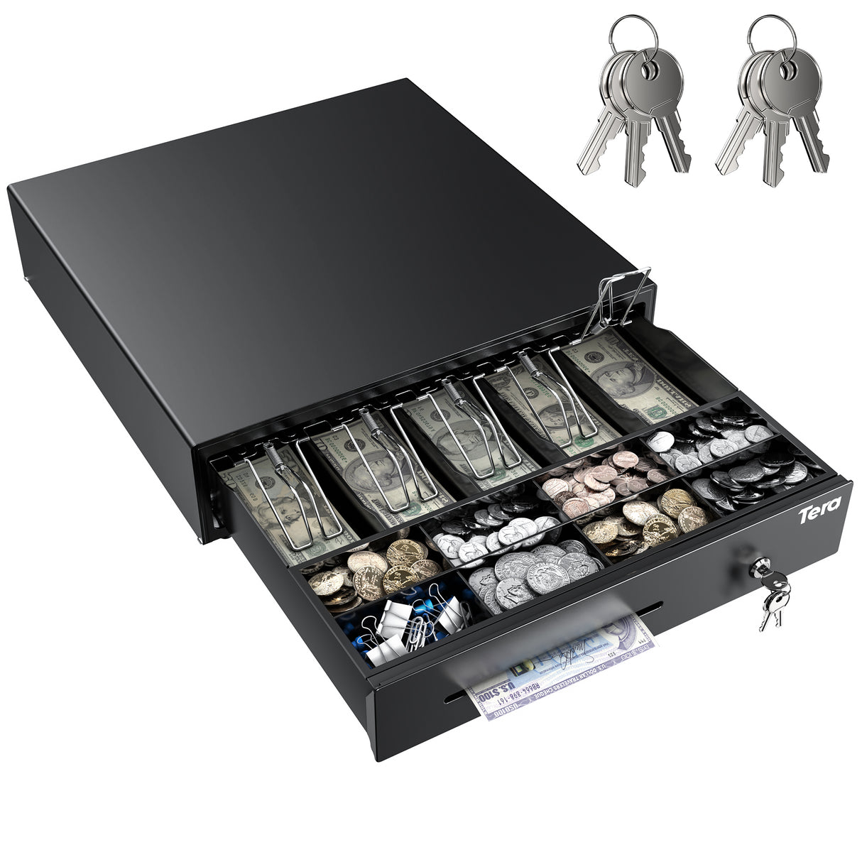 415A 16 inch 5 Bill 8 Coin Cash Drawer