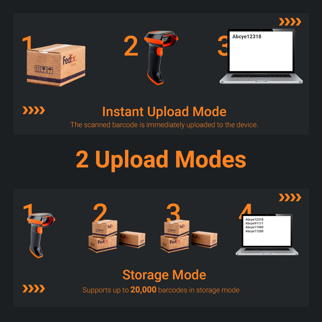 Tera Digital HW0009 Barcode Scanner | 2D QR Wireless Bar Code Reader ...