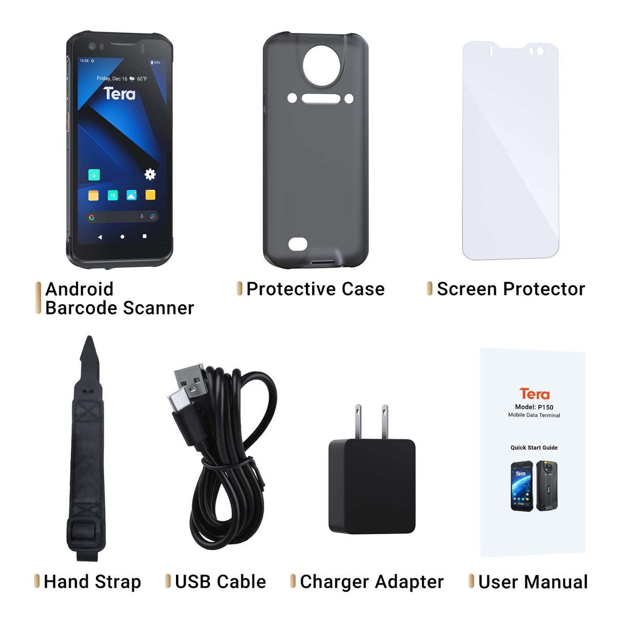 Android 12 Barcode Scanner PDA P150