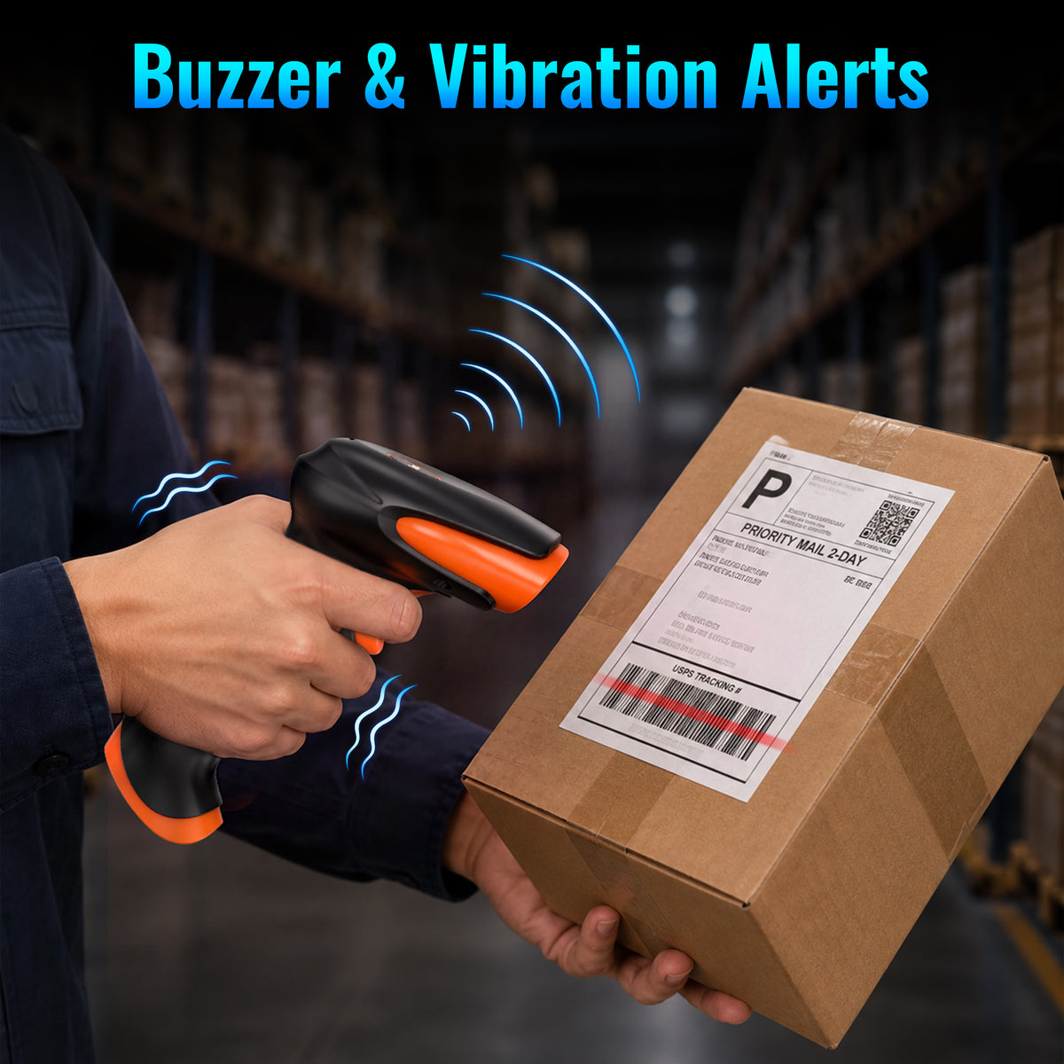 HW0002-O 2D Wireless Barcode Scanner