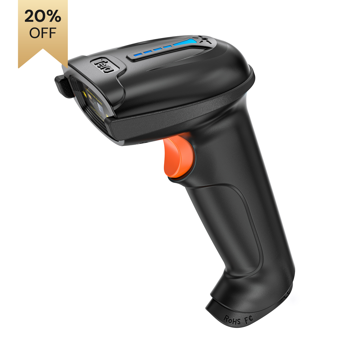 5100 Laser 1D Wireless Barcode Scanner