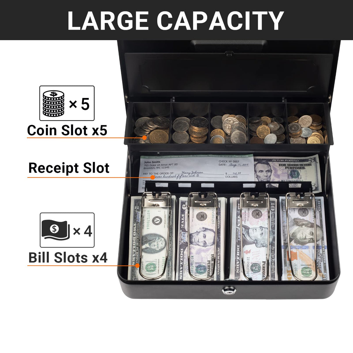 Tera Large Cash Box KL380