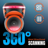 9800 2D Desktop USB Barcode Scanner Orange