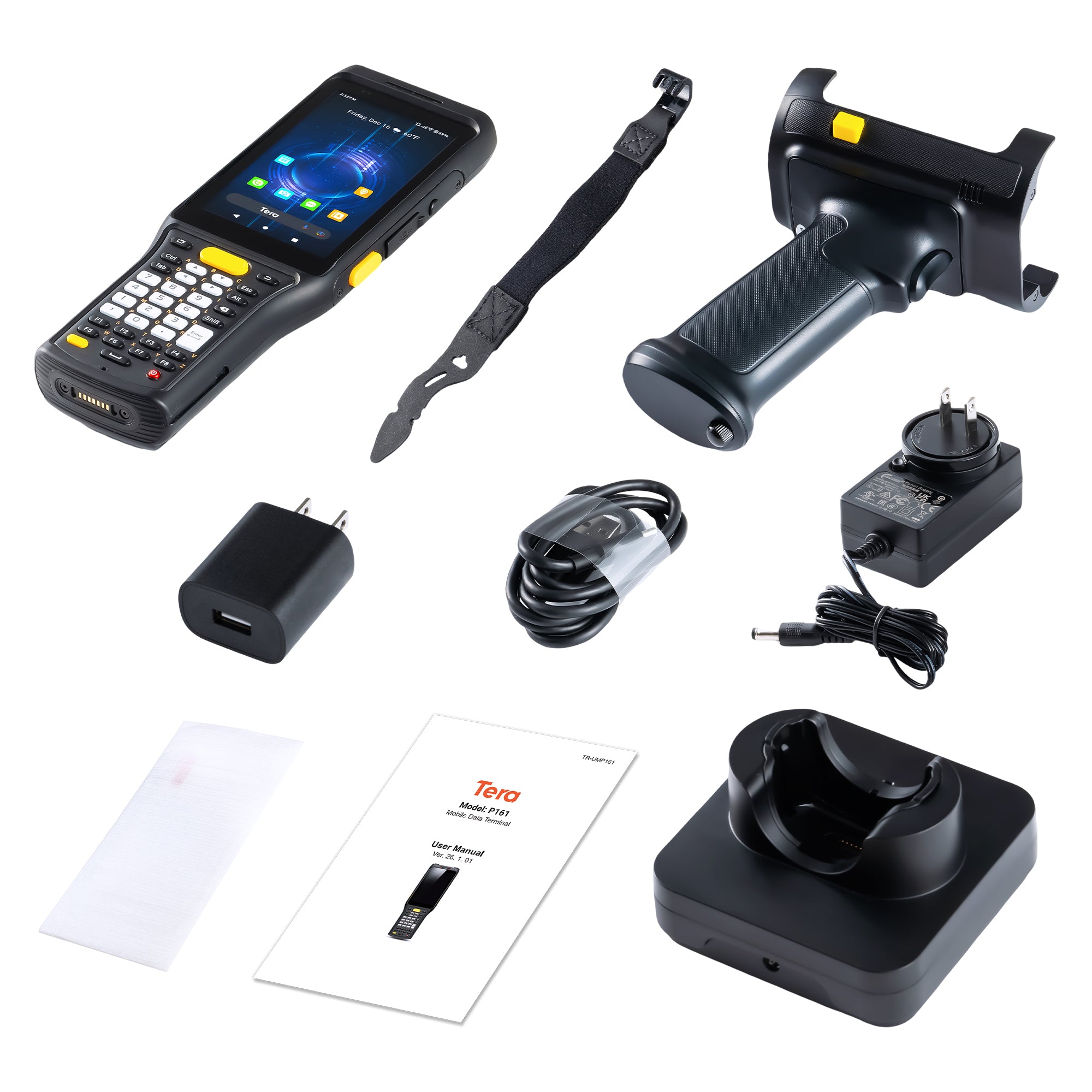 Android 13 Barcode Scanner P161 - Octa-Core Speed, 8000mAh Battery Android 13 Barcode Scanner P161 - Octa-Core Speed, 8000mAh Battery