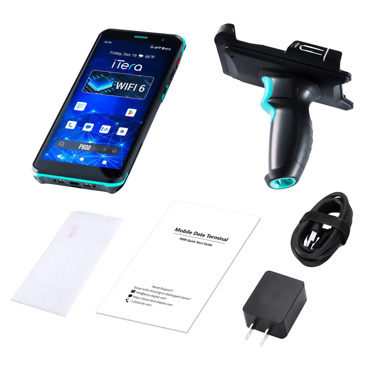 Android 11 Barcodescanner PDA P600 