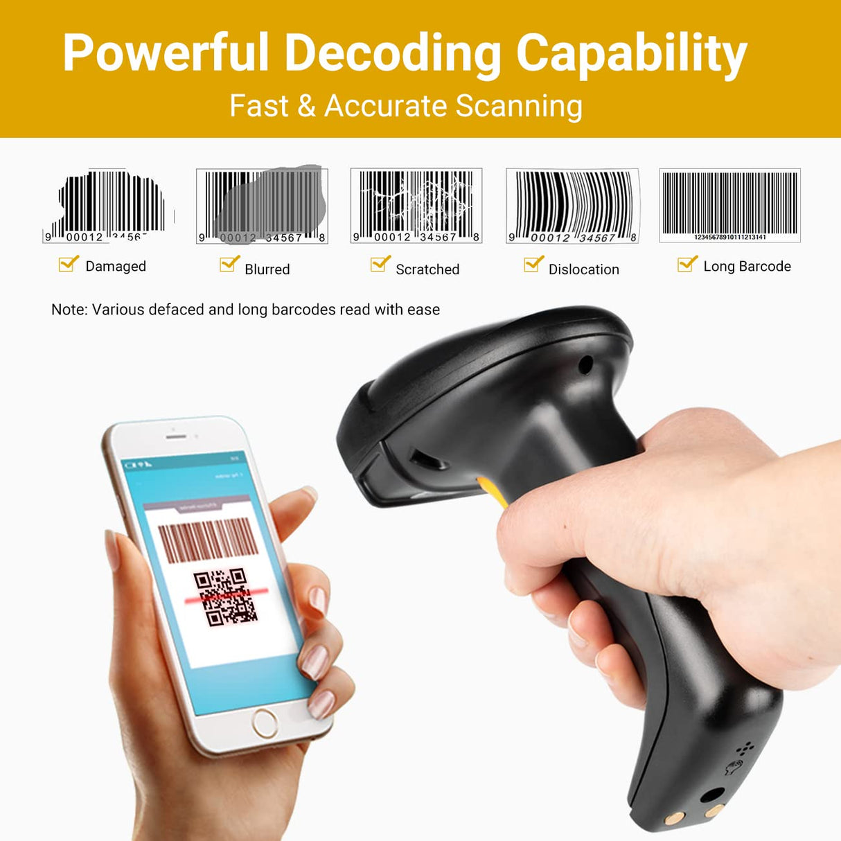 tera-hw0005-2d-wireless-barcode-scanner yellow