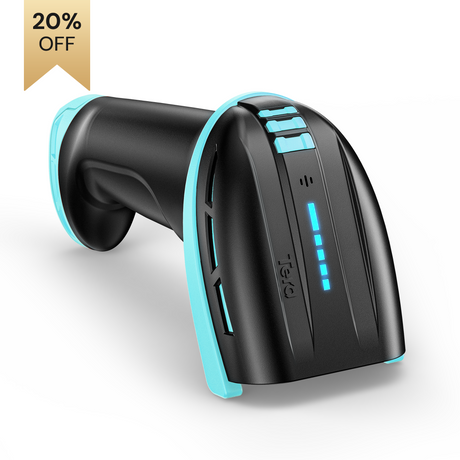 D6100 Pro 2D Wireless Barcode Scanner with Stand