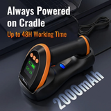 HW0009e Configurable Display Barcode Scanner with Charging Cradle