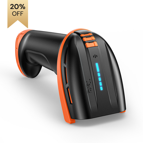 D6100 Pro 2D Wireless Barcode Scanner with Stand