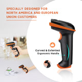 D5100 2D Wireless Barcode Scanner Orange