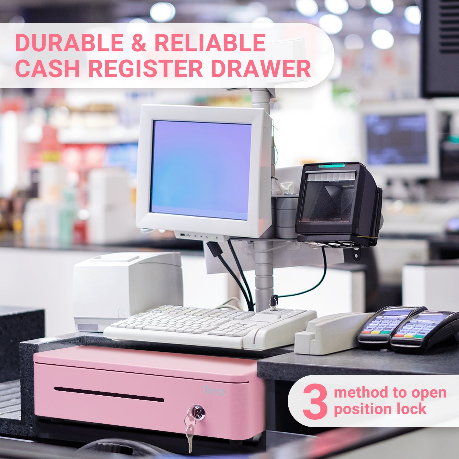 13-inch-auto-cash-drawer-pink-working-scenario