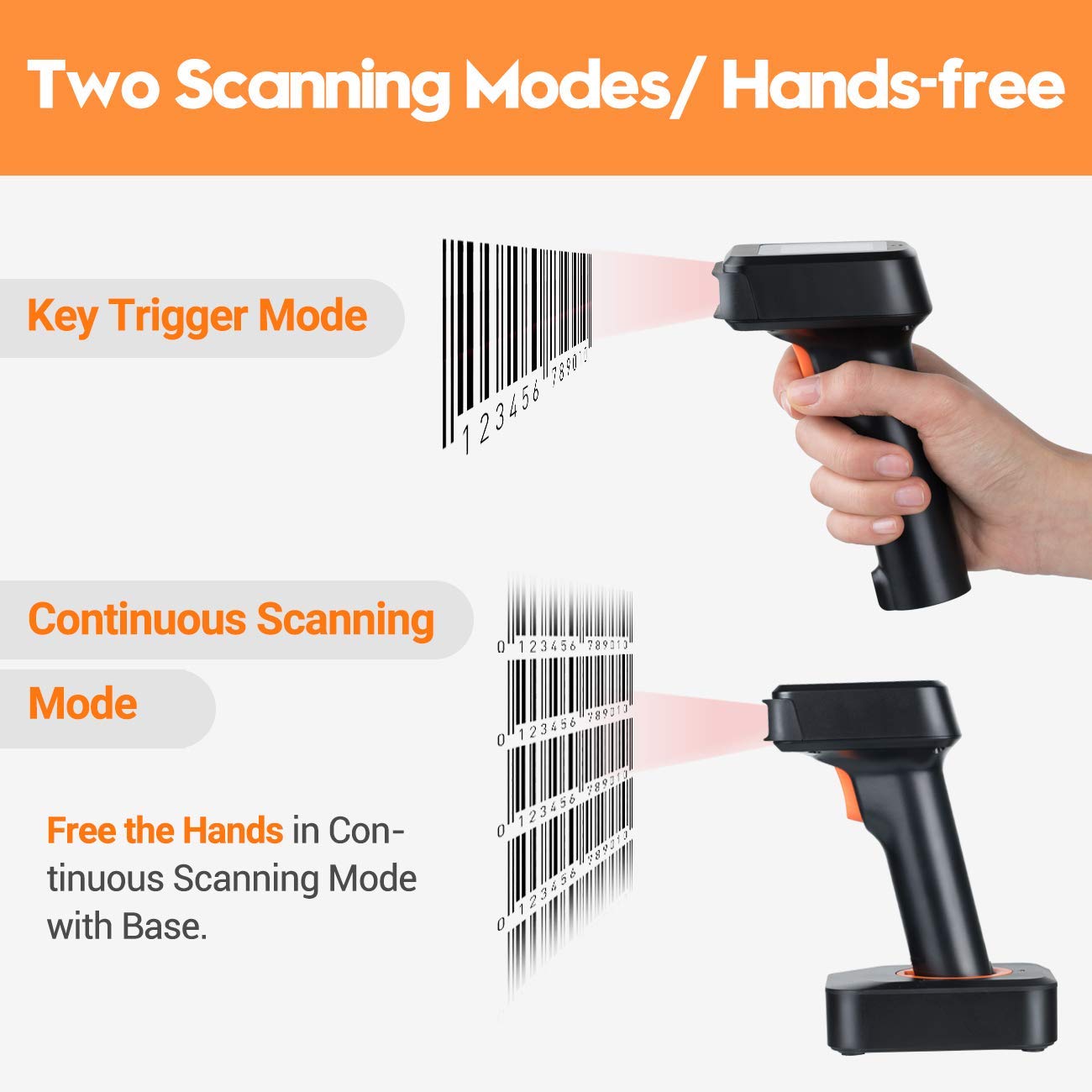 Tera Digital HW0006 2D Barcode Scanner – Fast, Durable & Versatile Scanning
