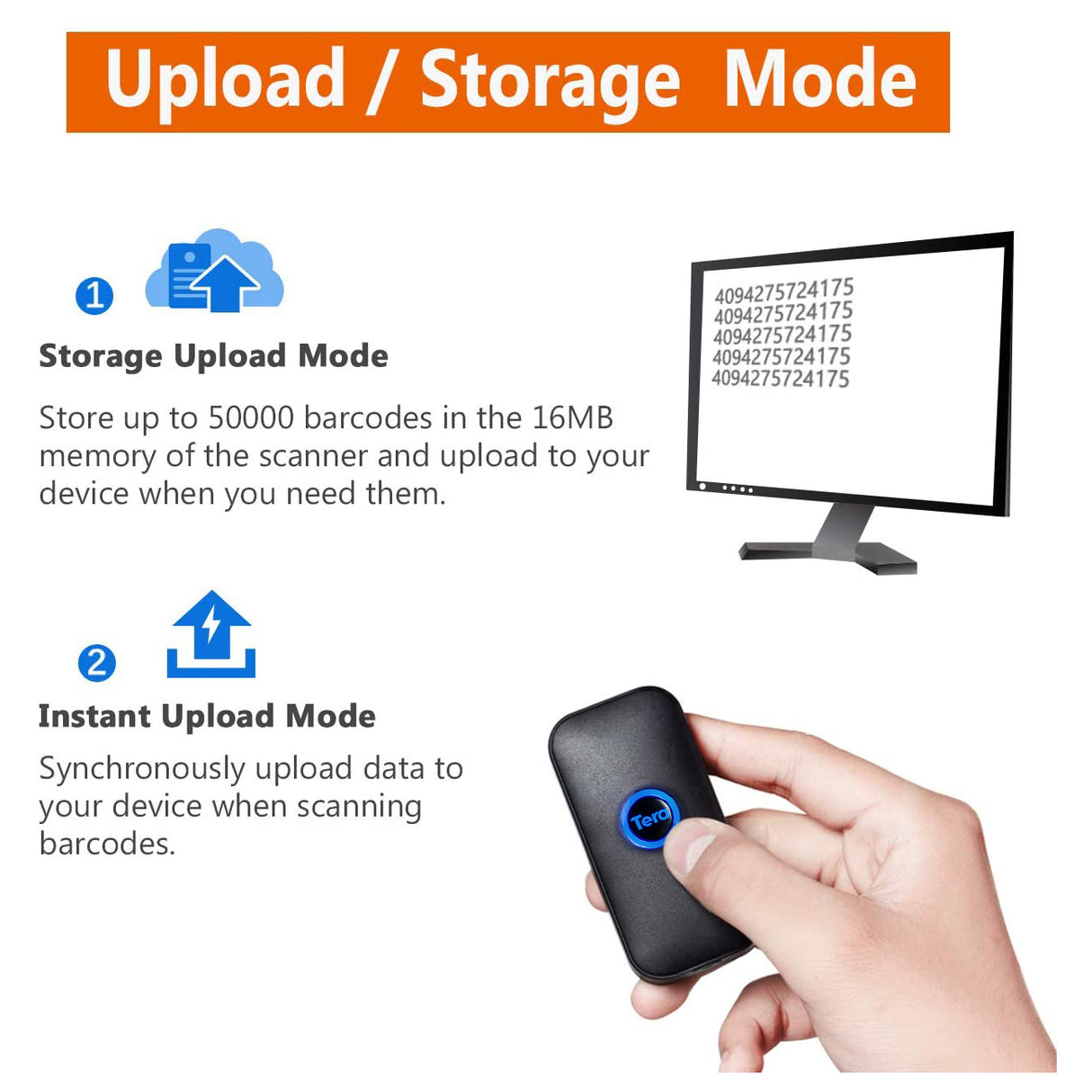 tera-5200c-laser-1d-portable-barcode-scanner-upload-modes