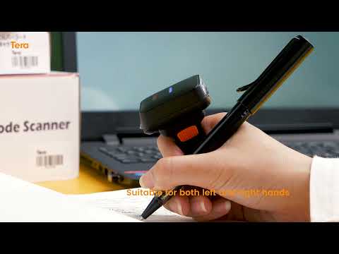 Tera HW0010 Barcode Scanner  QR 2D Ring Wireless Bar Code Reader